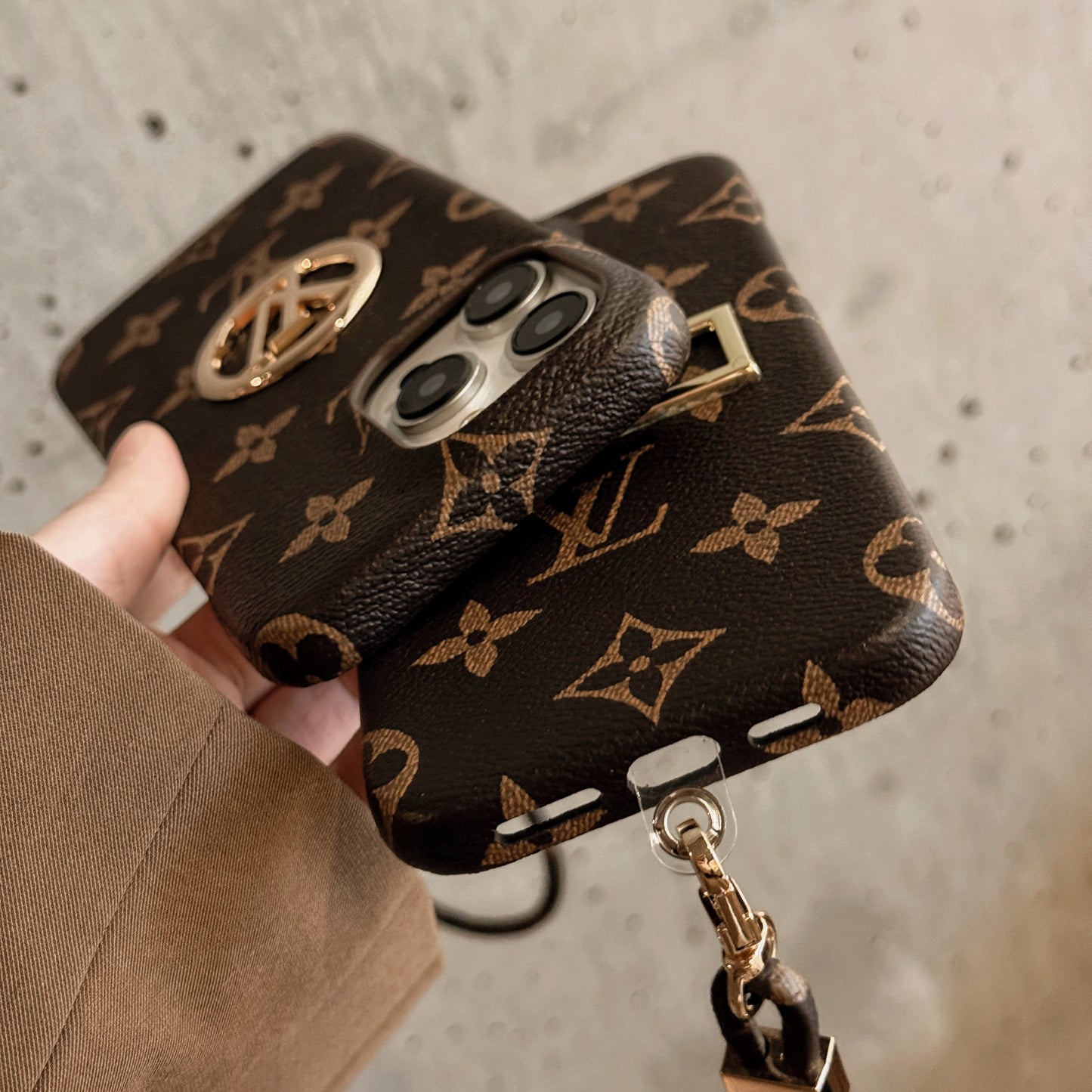 Lou Card Holder Chain iPhone Case mysite