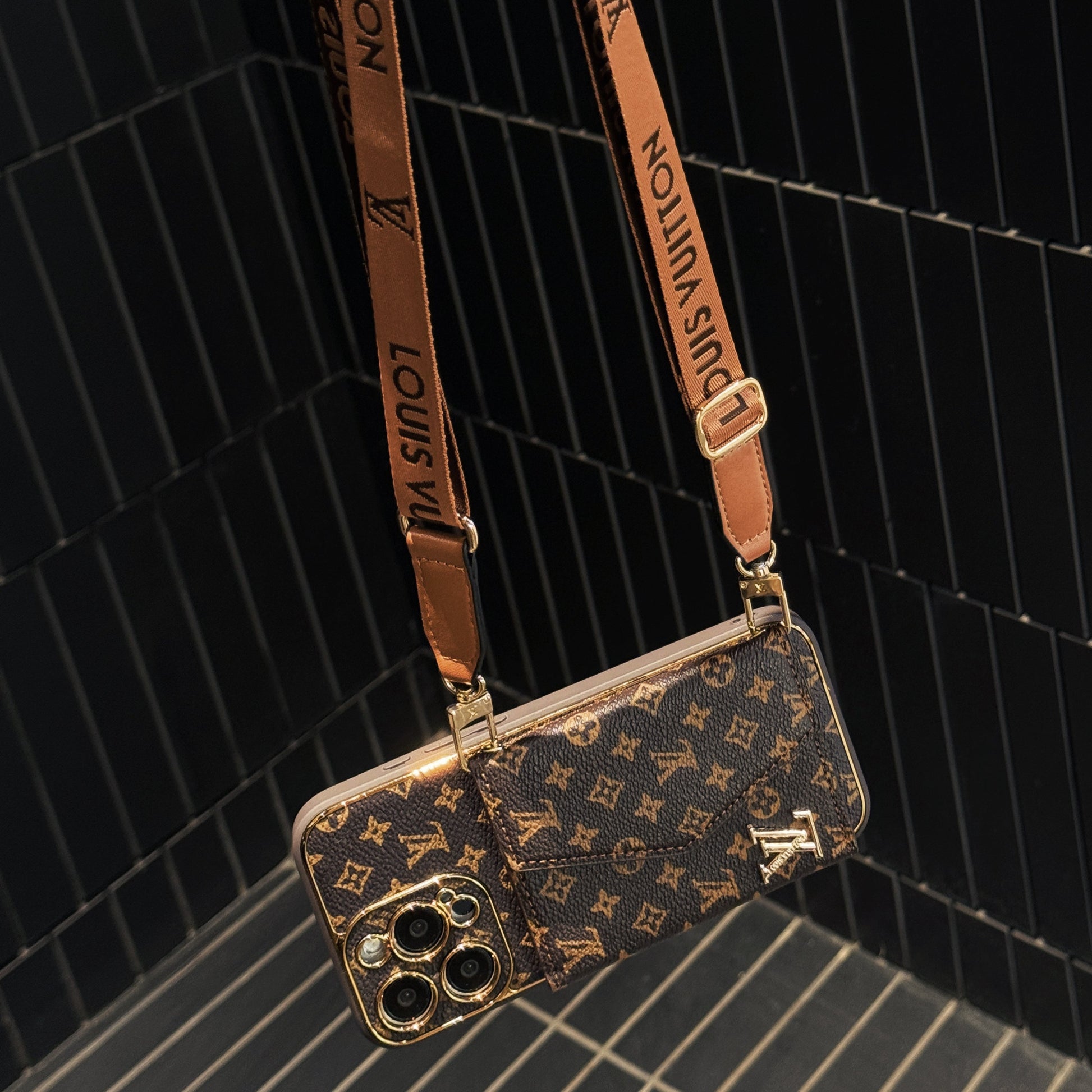 Luxury Monogram Canvas Leather Card Holder iPhone Cases mysite