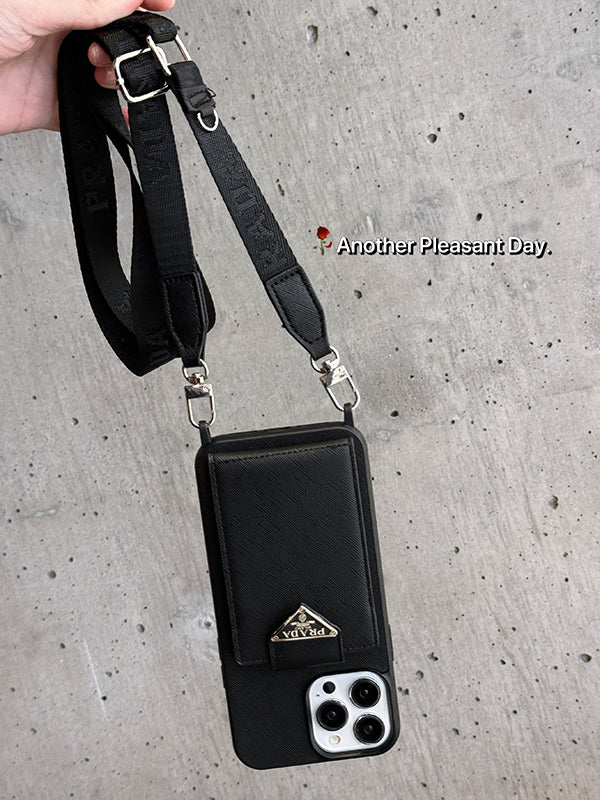 Pra Crossbody Leather iPhone Case mysite