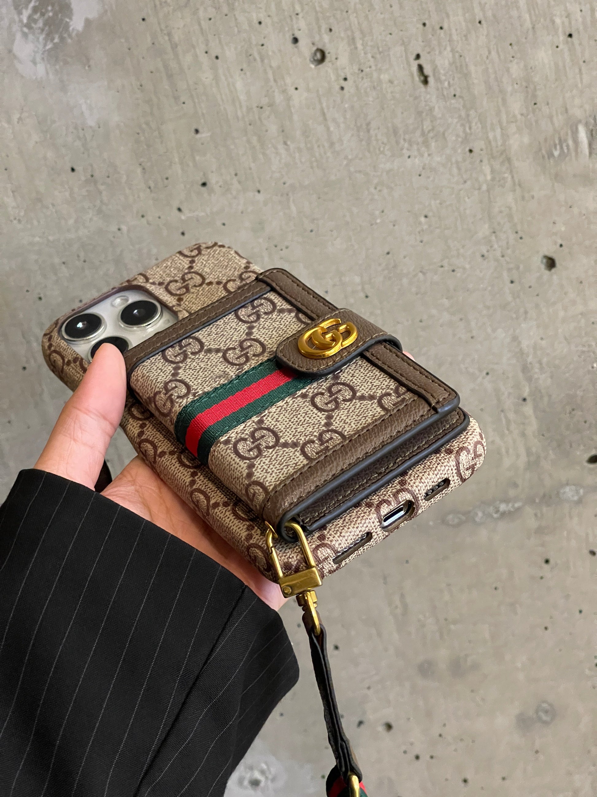 GG Card Bag Crossbody iPhone Case mysite