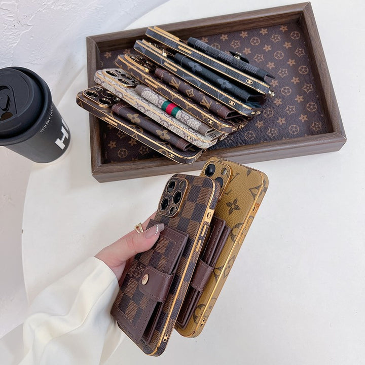 Luxury Classic Color Card Bag Apple iPhone Cases mysite