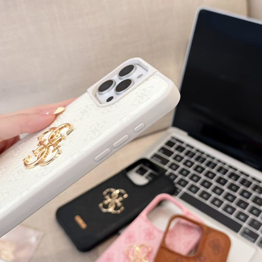 GUESS Monogram Mirror Electroplated Apple iPhone Cases mysite