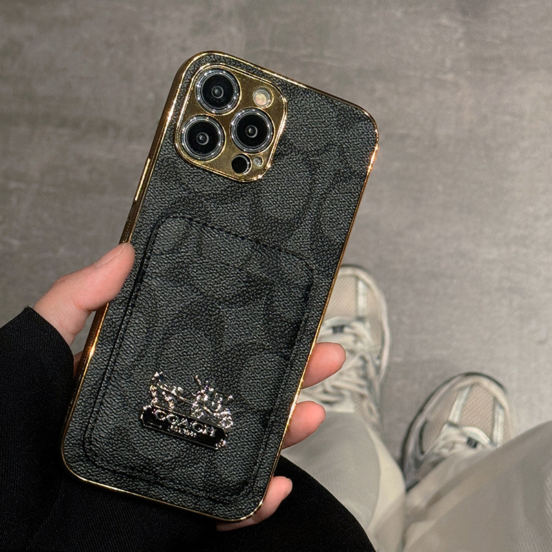 Coa Card Bag Leather iPhone Case mysite