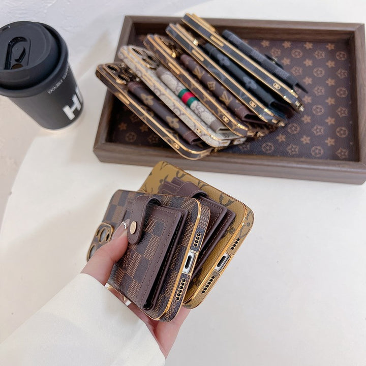 Luxury Classic Color Card Bag Apple iPhone Cases mysite