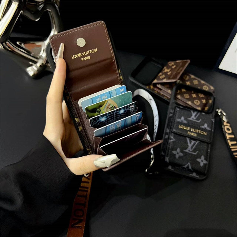 Louis Vuitton Phone case  with card slot for iPhone 17/ 16 / 15 / 14s mysite