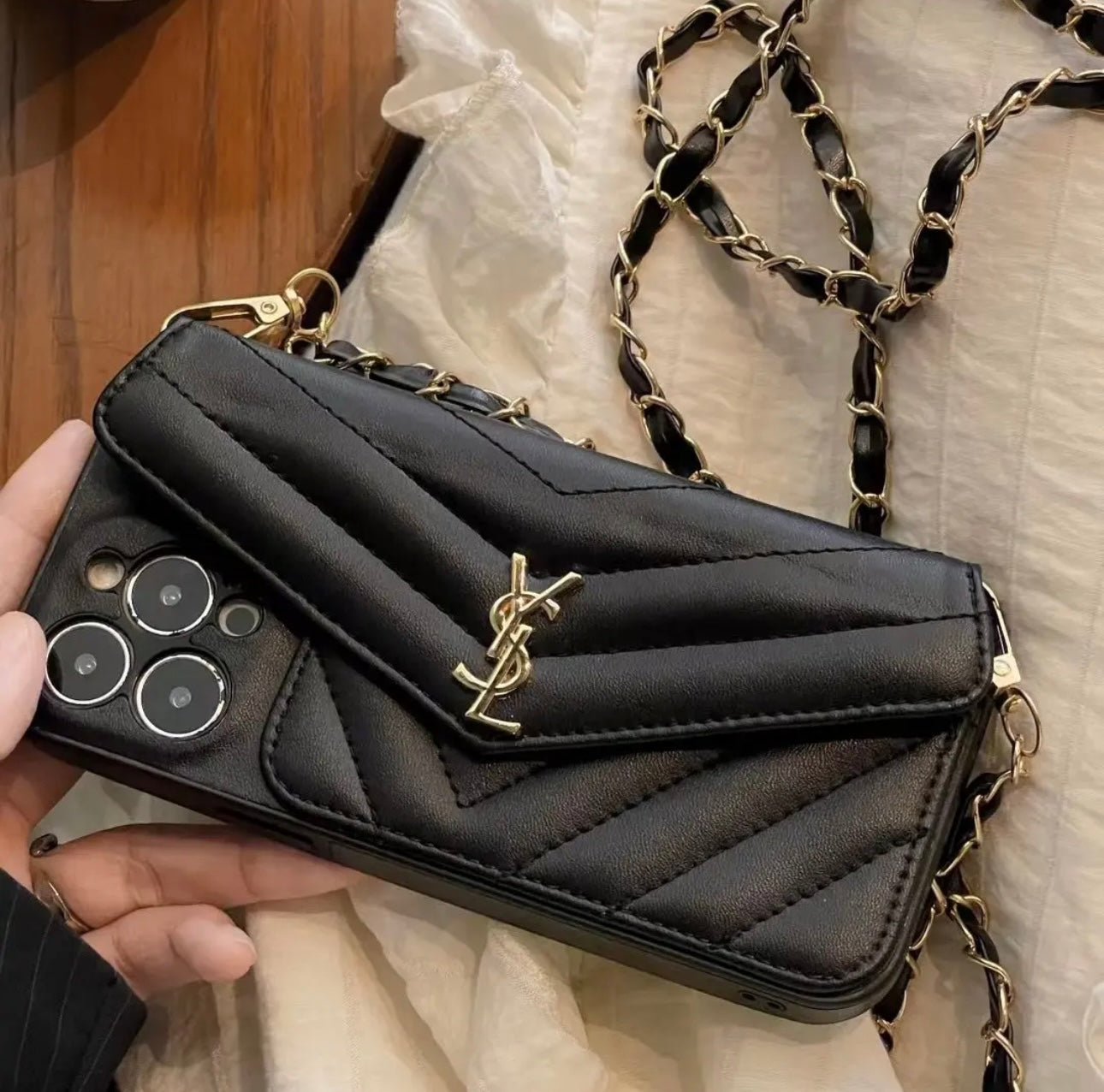 YSL Luxurious iPhone Case（With chain）s mysite