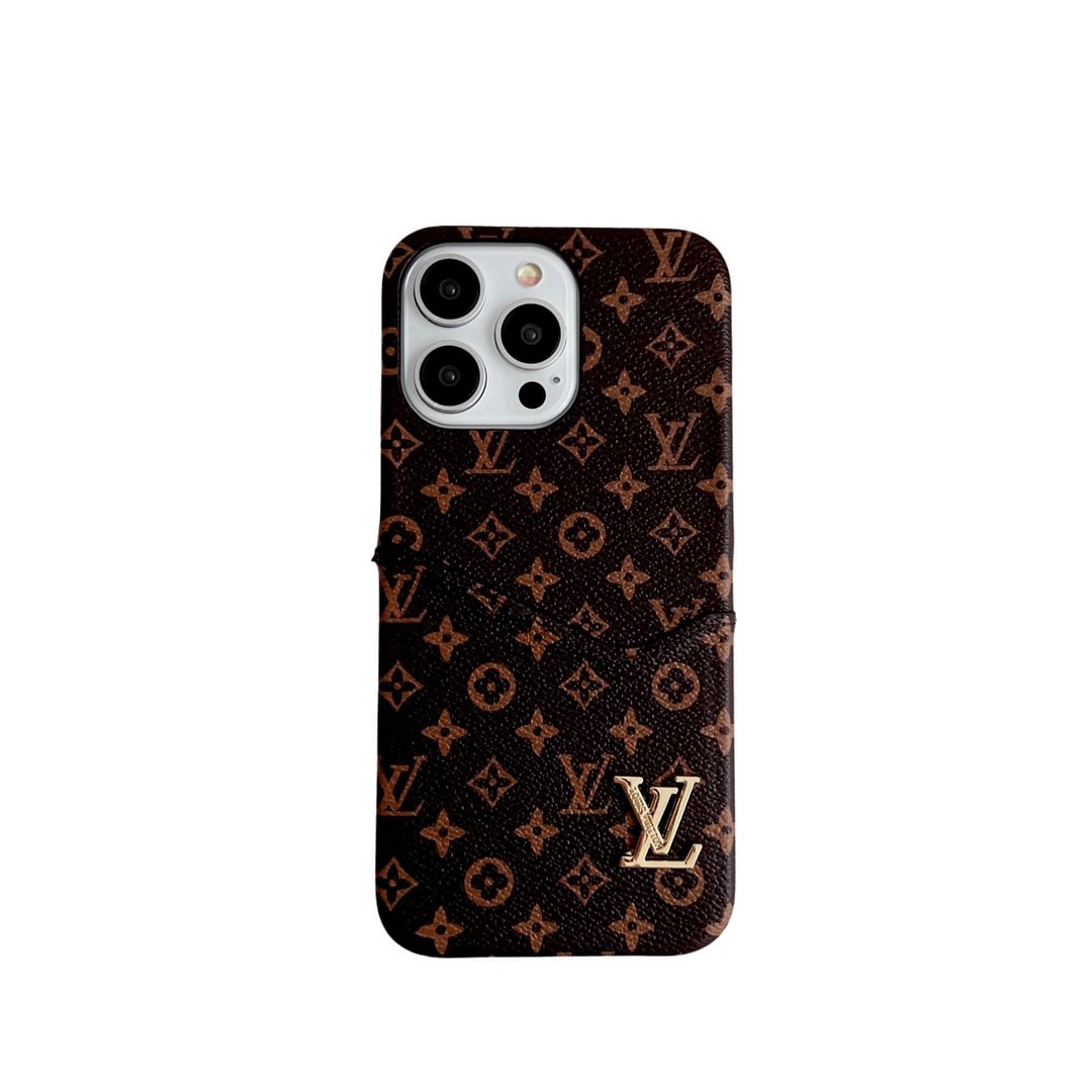 Classic Leather Monogram iPhone Case Card Holders mysite