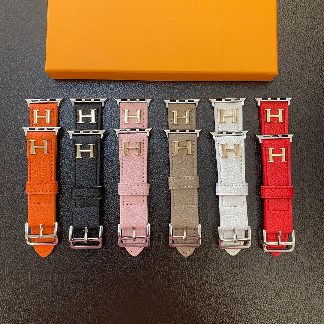 Genuine Pattern Leather Apple Watch Strap mysite