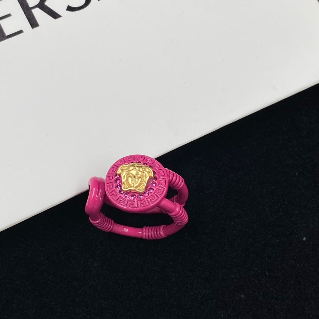 Personalized Pink Avatar Open Ring mysite