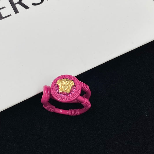 Personalized Pink Avatar Open Ring mysite