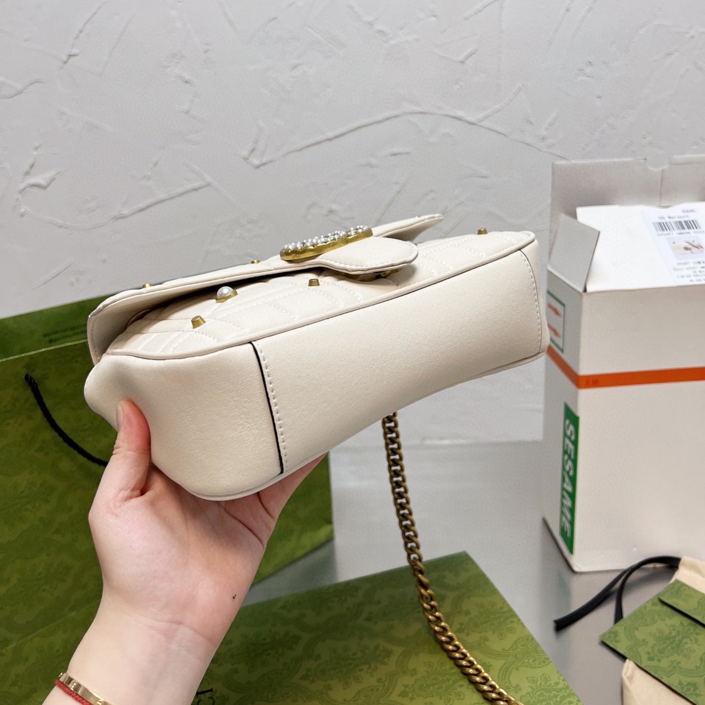 Classic Marmont Pearl Handle Bag mysite