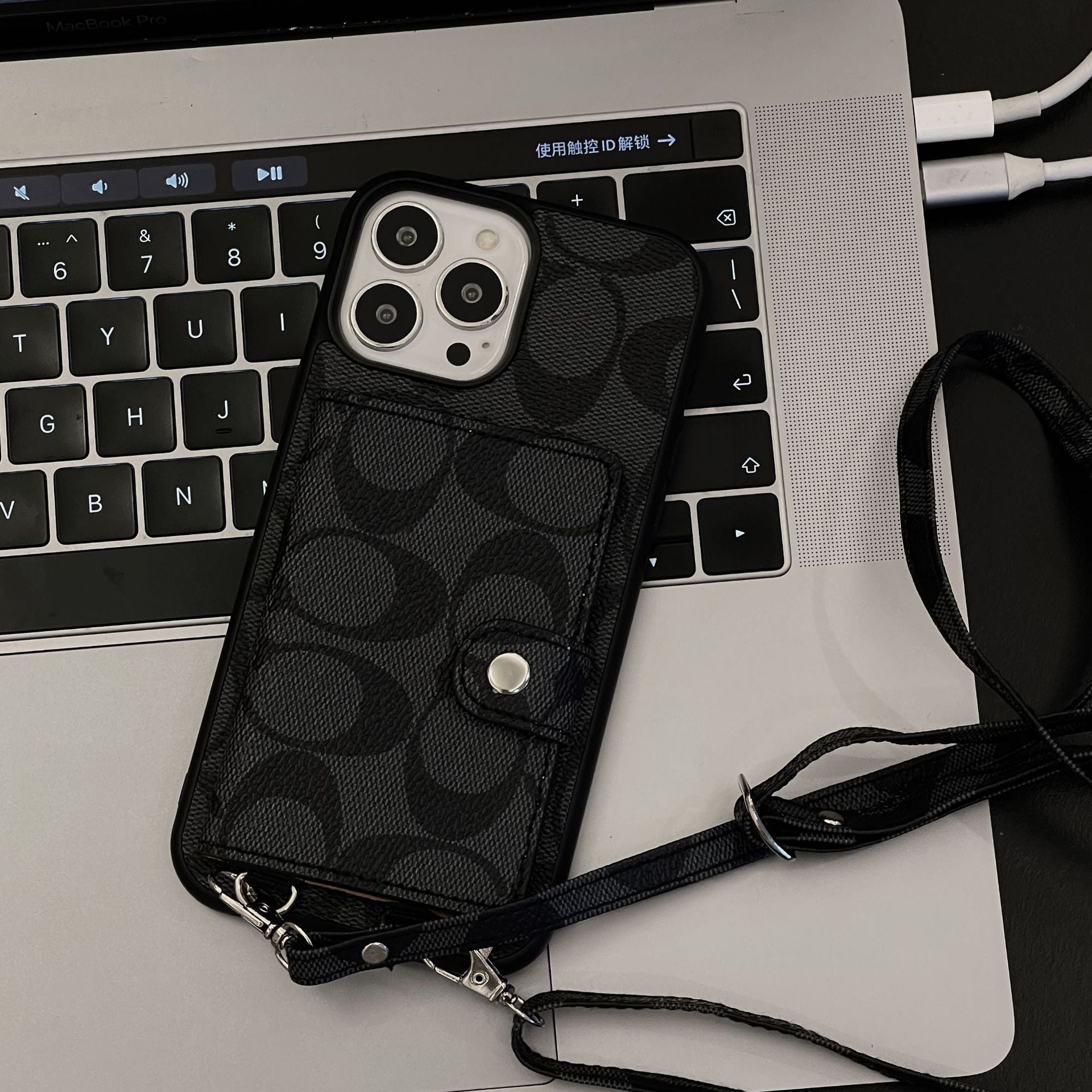 Coa Card Bag Leather Chain iPhone Case mysite