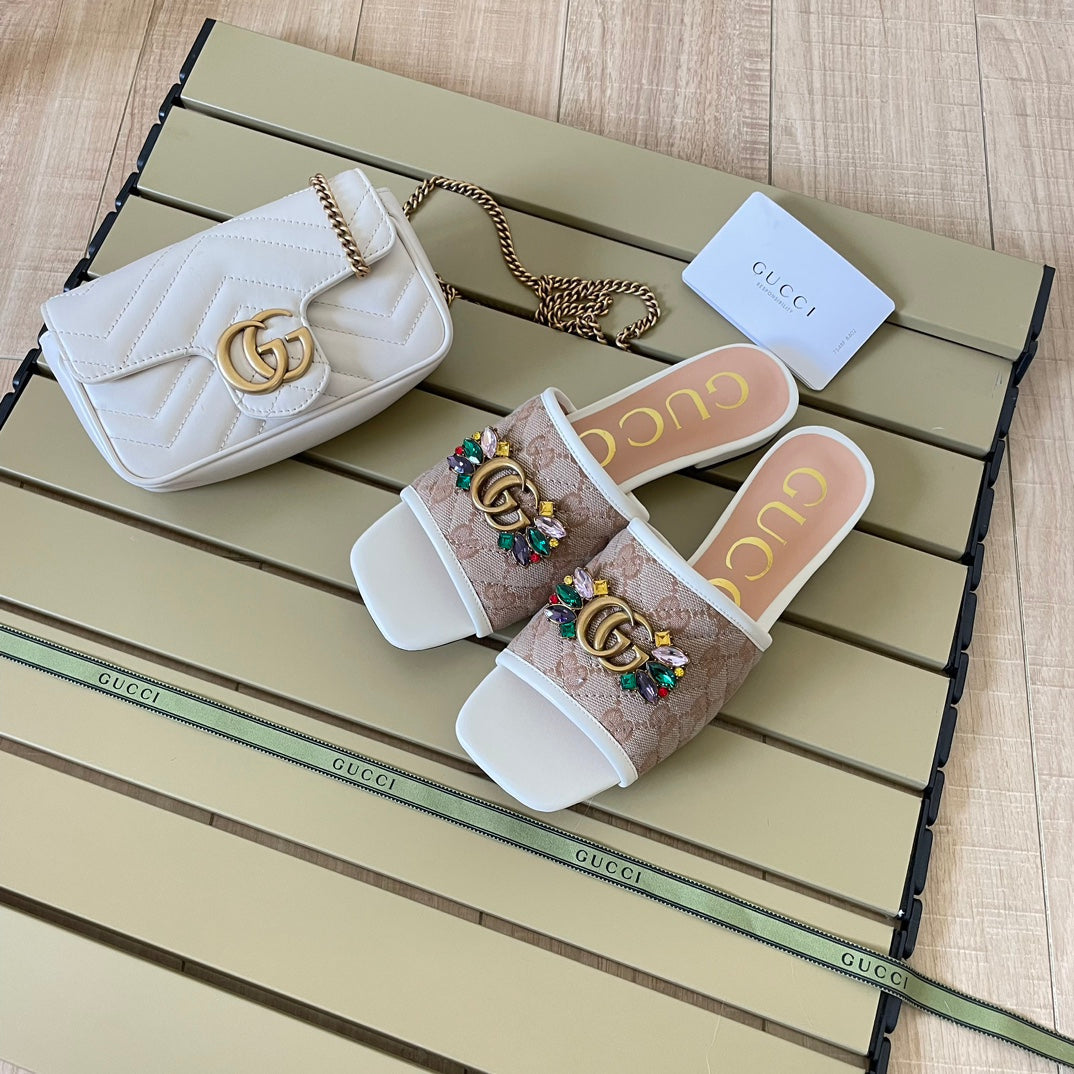 Vintage Embossed Canvas Slippers mysite
