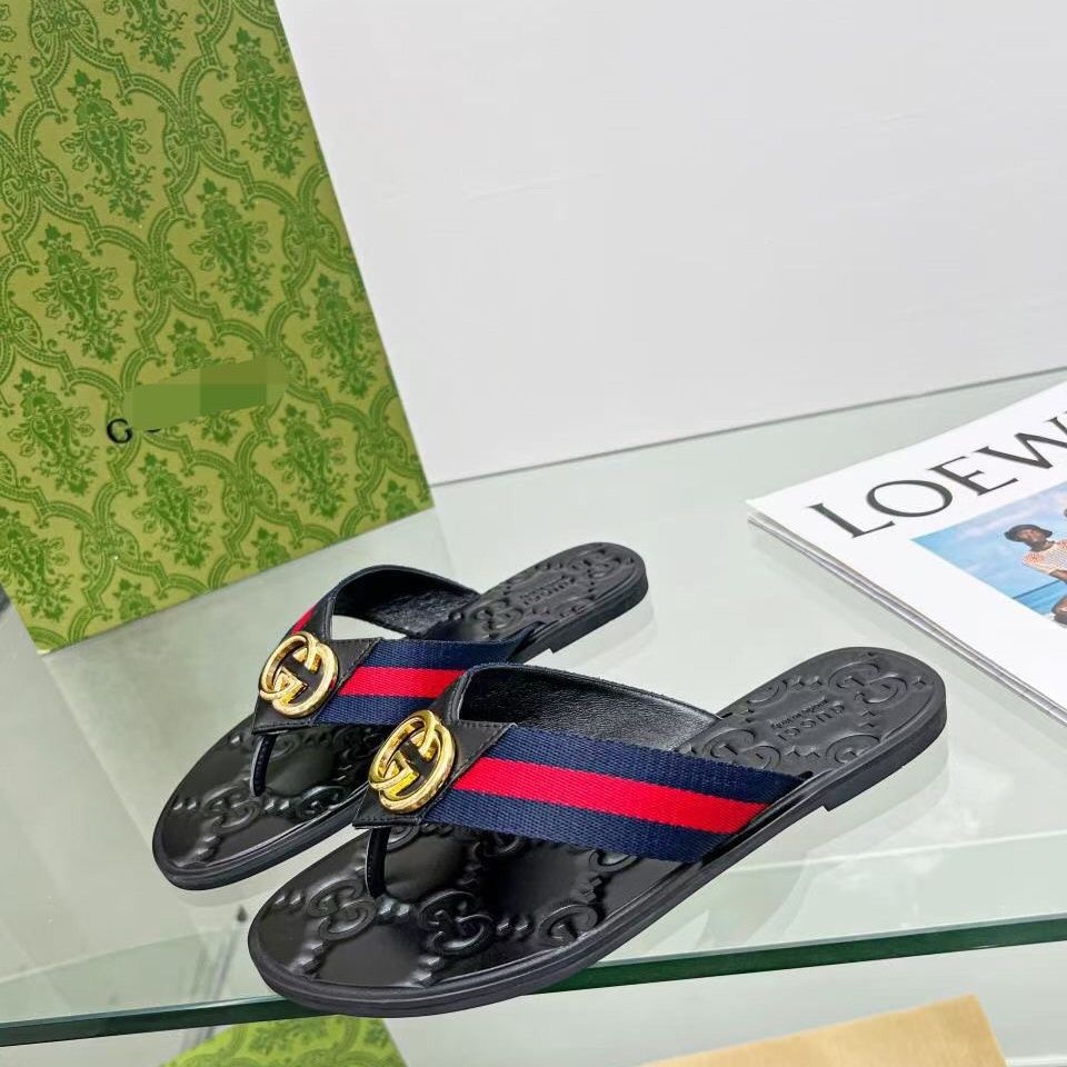 Fashion Metal Buckle Flip Flop Sandals mysite