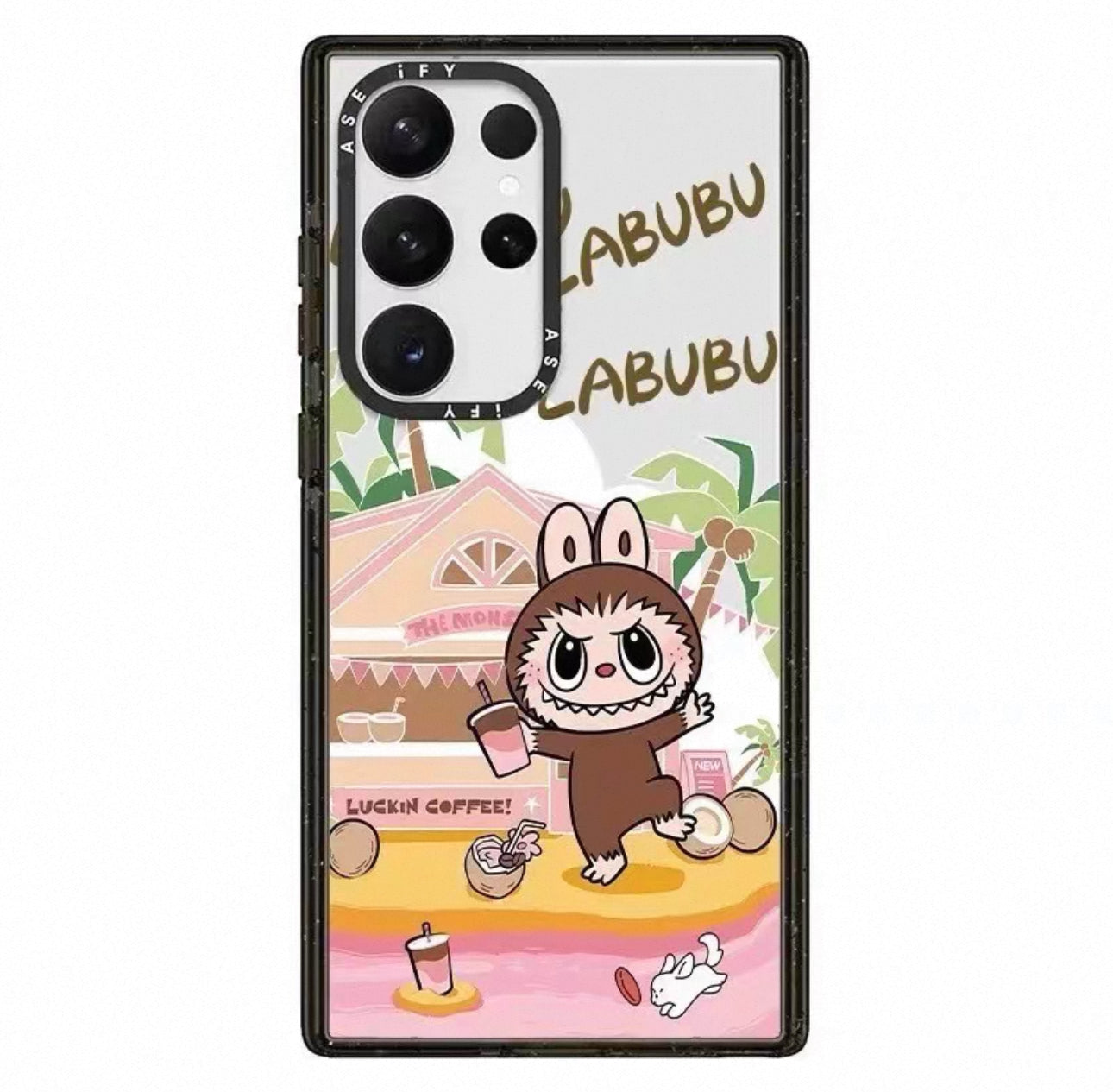 Cute Cartoon Labubu | Outing Sleeping - Phone Case Samsung Galaxy S25 S24 S23 S22 Ultras mysite