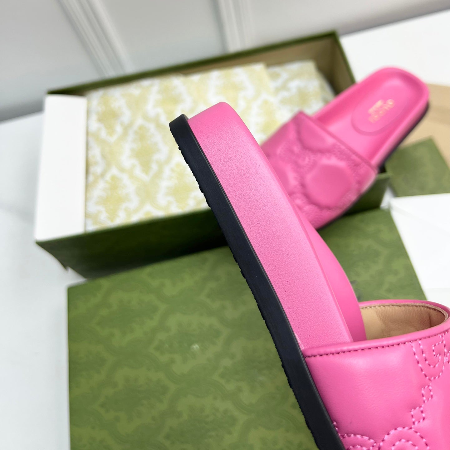 Trendy Embossed Flat Slippers mysite