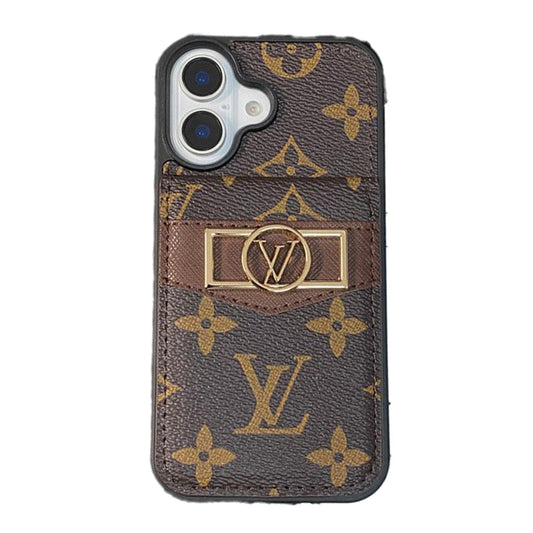 Lou Card Bag Gold Logo iPhone Case mysite