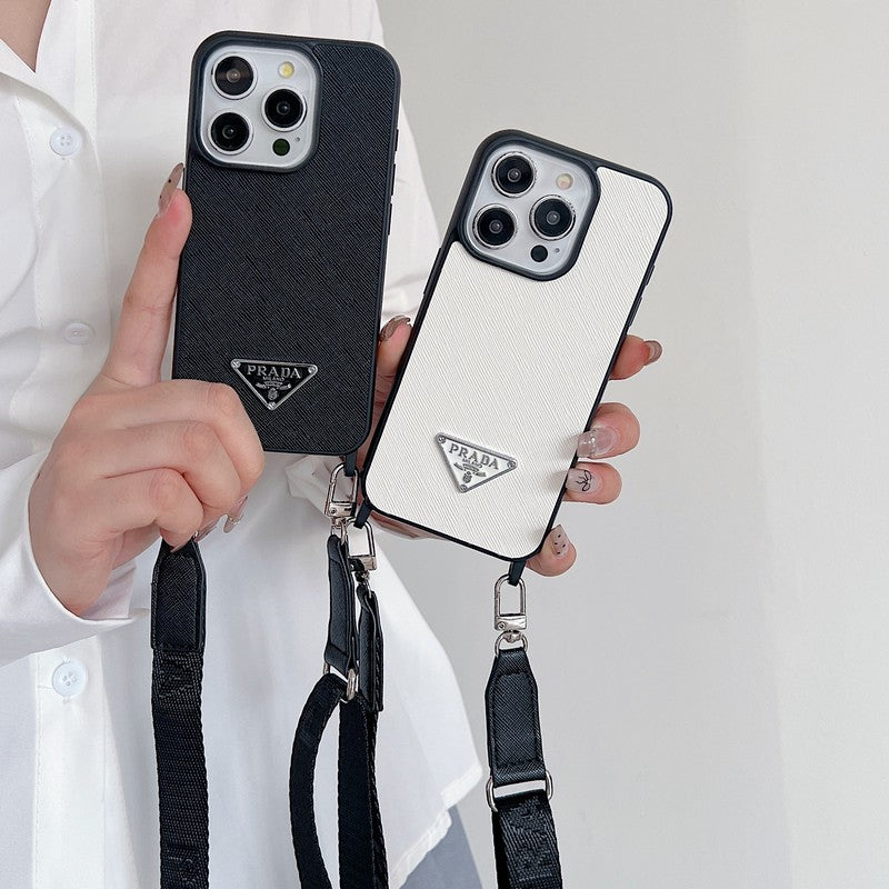 Pra Crossbody Leather iPhone Case mysite
