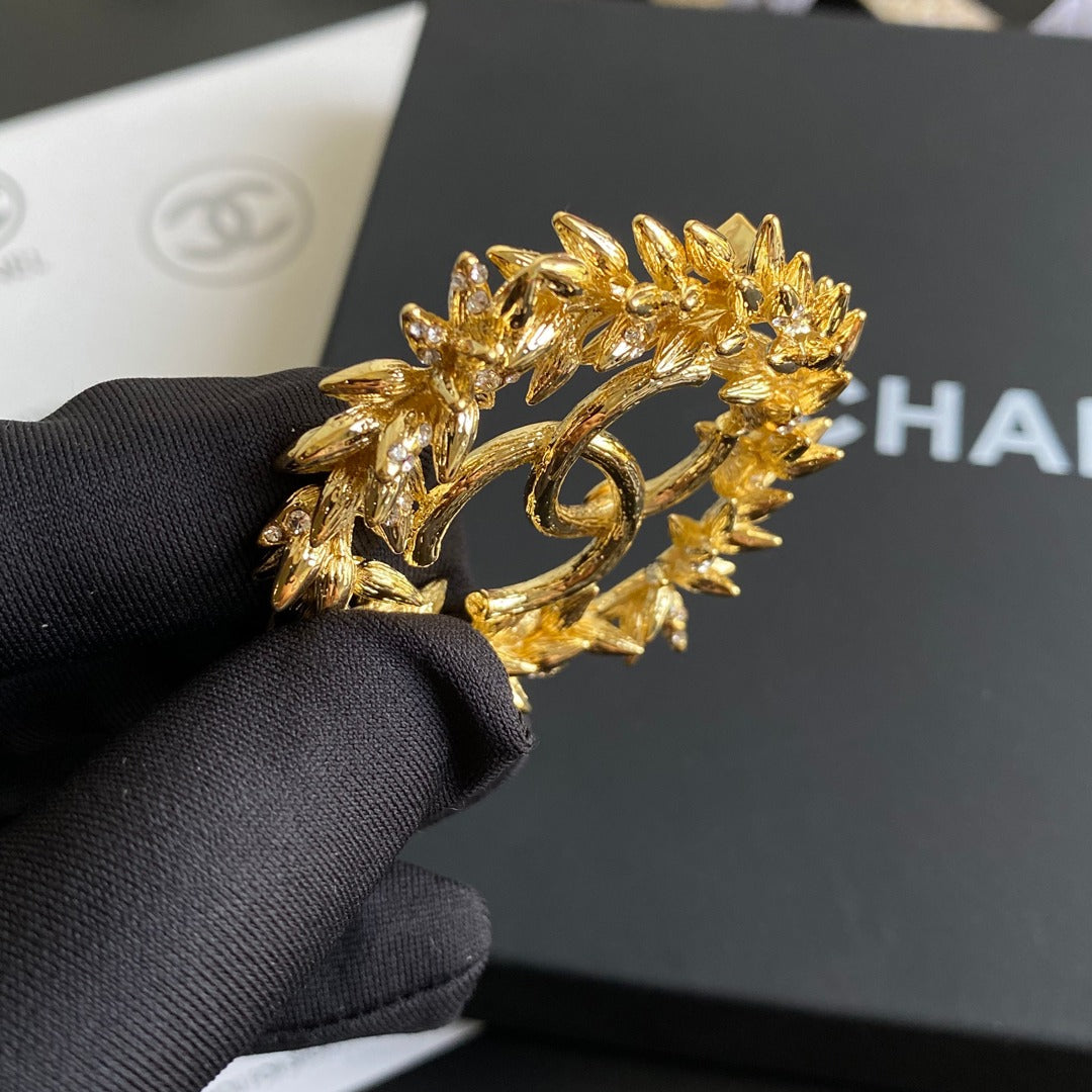 Golden Rice Ear Brooch mysite