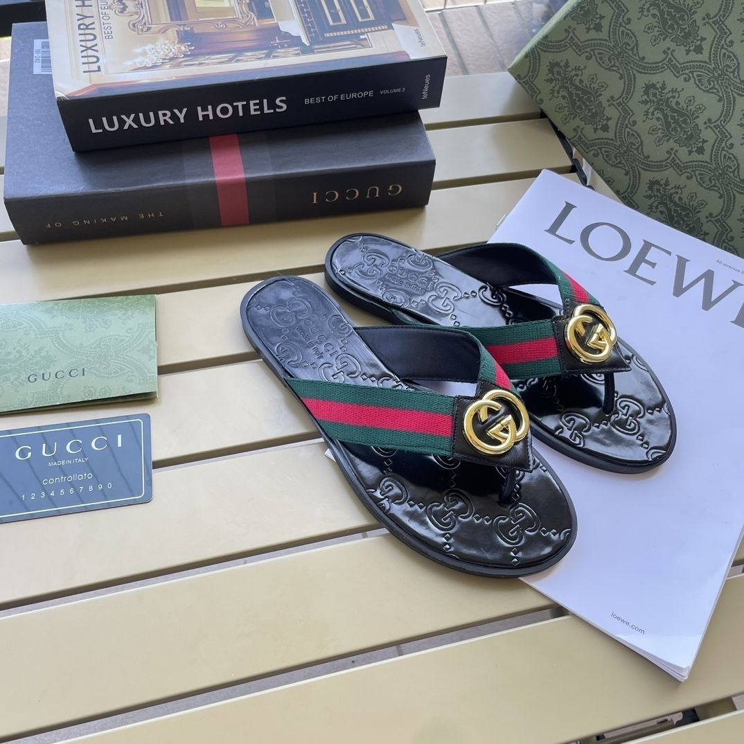 Fashion Metal Buckle Flip Flop Sandals mysite