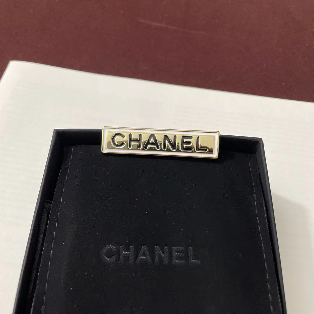 Letter Logo Strip Brooch mysite