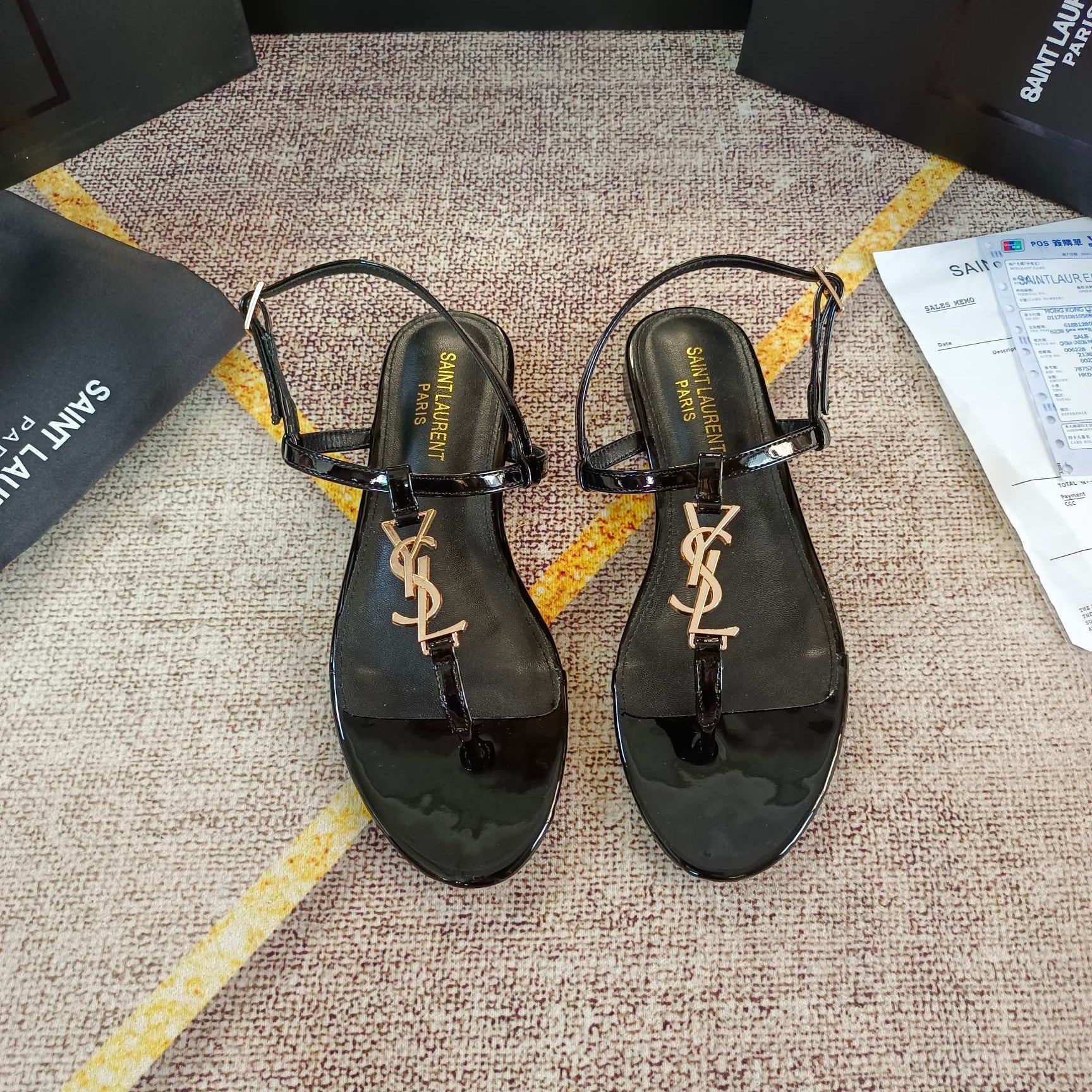 Logo-embellished leather slingback sandals mysite