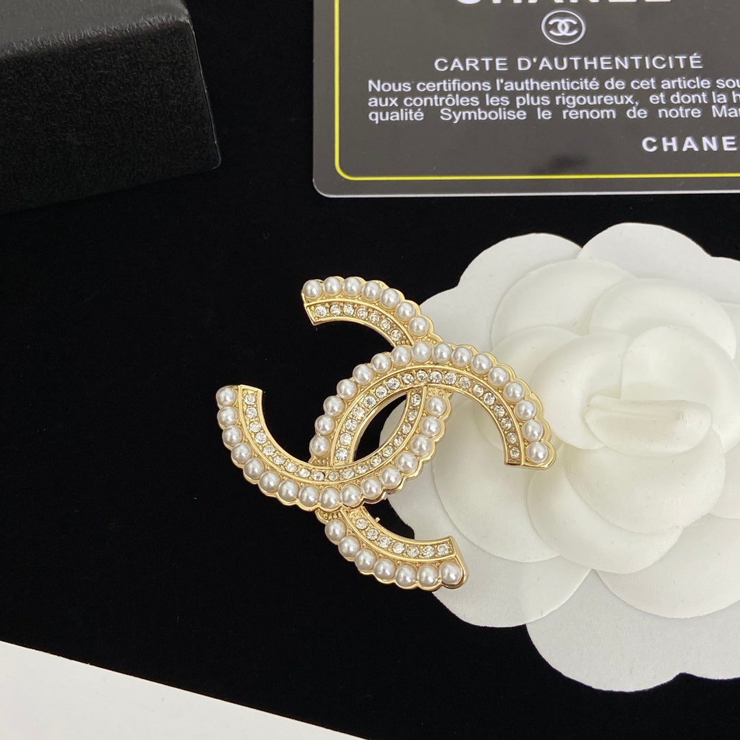Temperament Pearl Diamond Brooch mysite