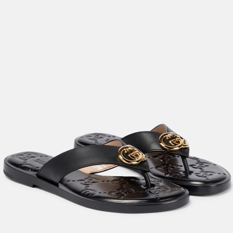 Fashion Metal Buckle Flip Flop Sandals mysite