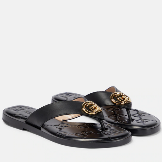Fashion Metal Buckle Flip Flop Sandals mysite