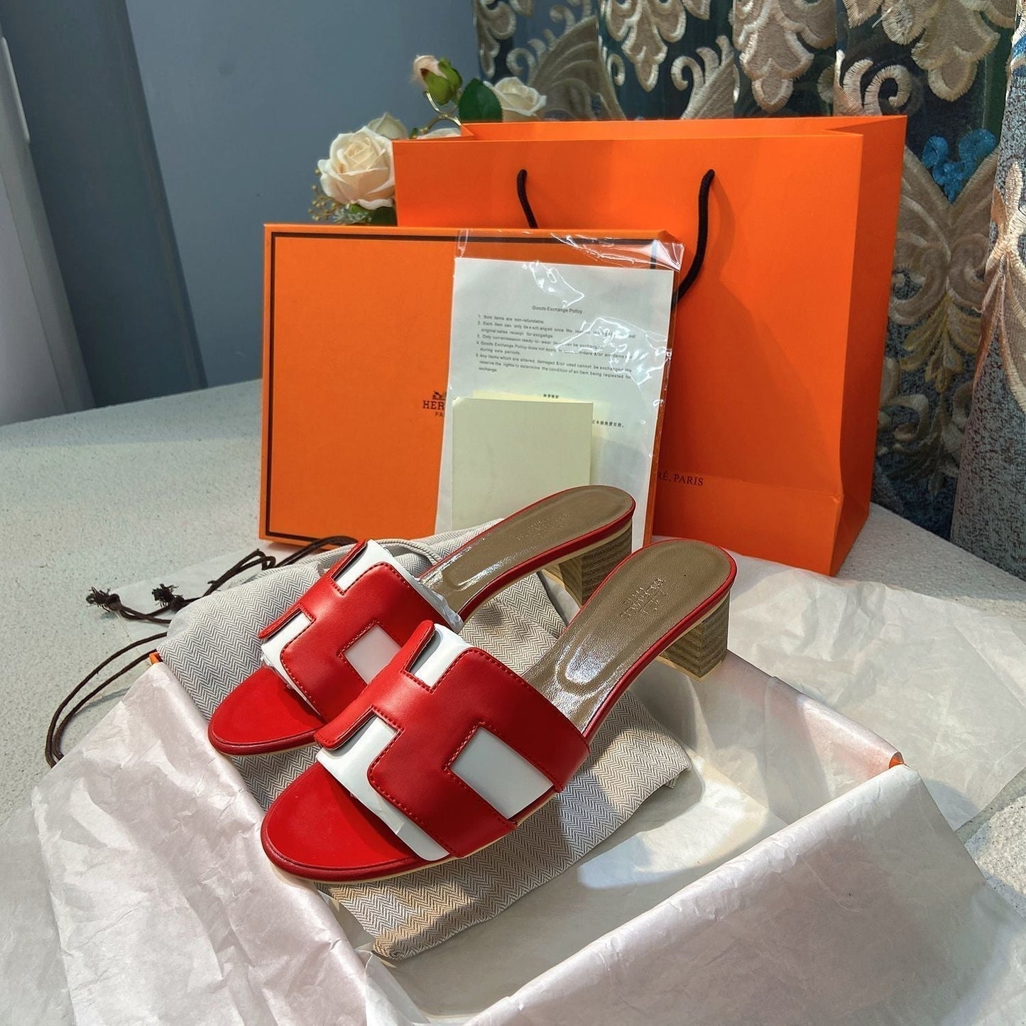 Classic H Heel Sandals mysite