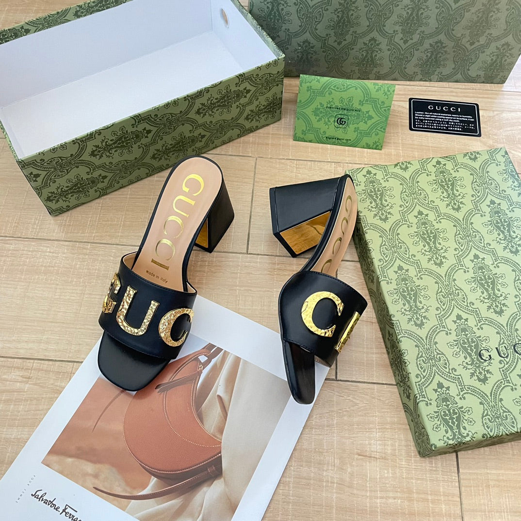 Retro Block Heel Sandals mysite