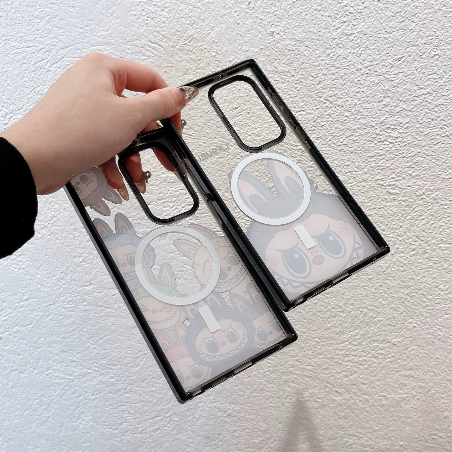 Cute Cartoon Labubu | Outing Sleeping - Phone Case Samsung Galaxy S25 S24 S23 S22 Ultras mysite