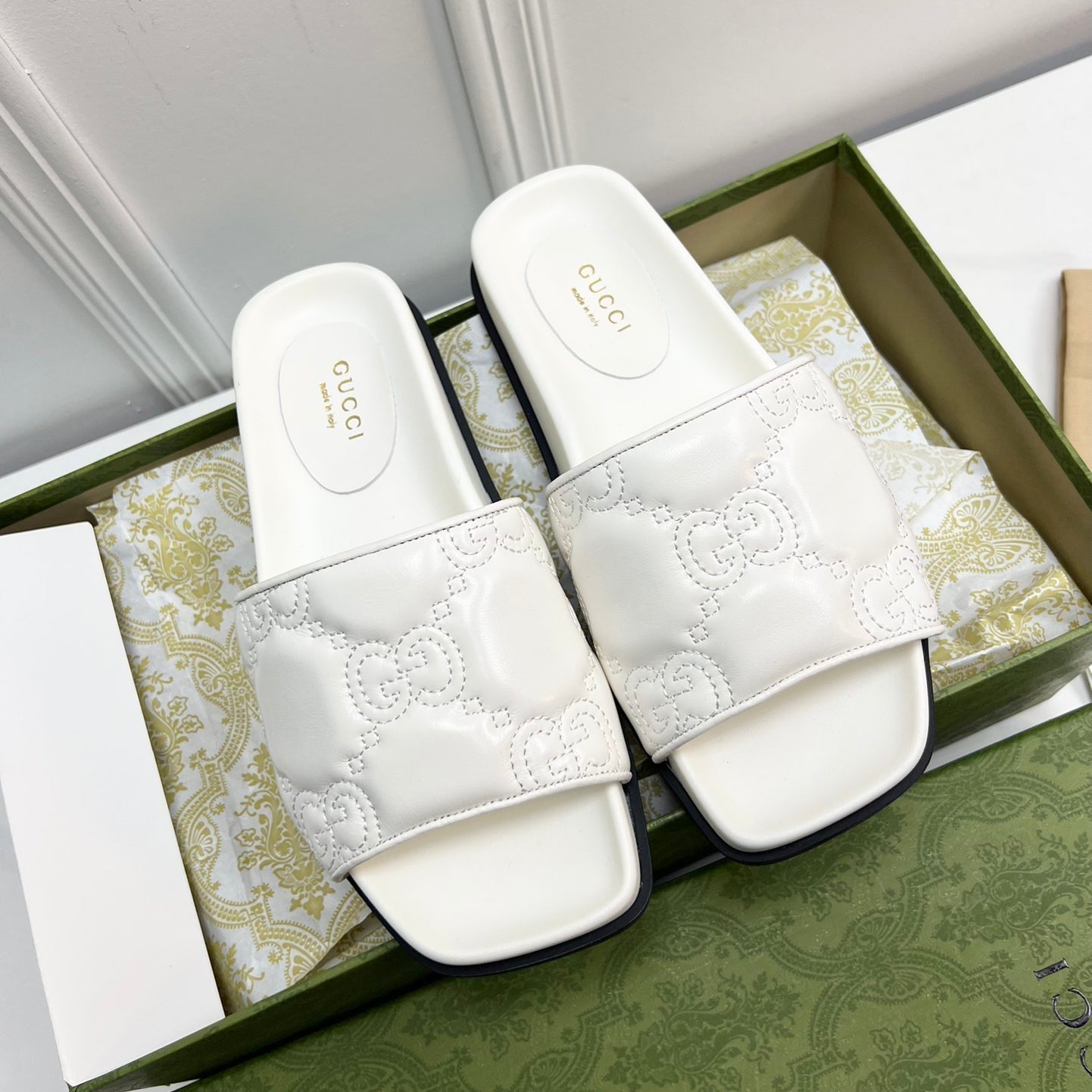 Trendy Embossed Flat Slippers mysite