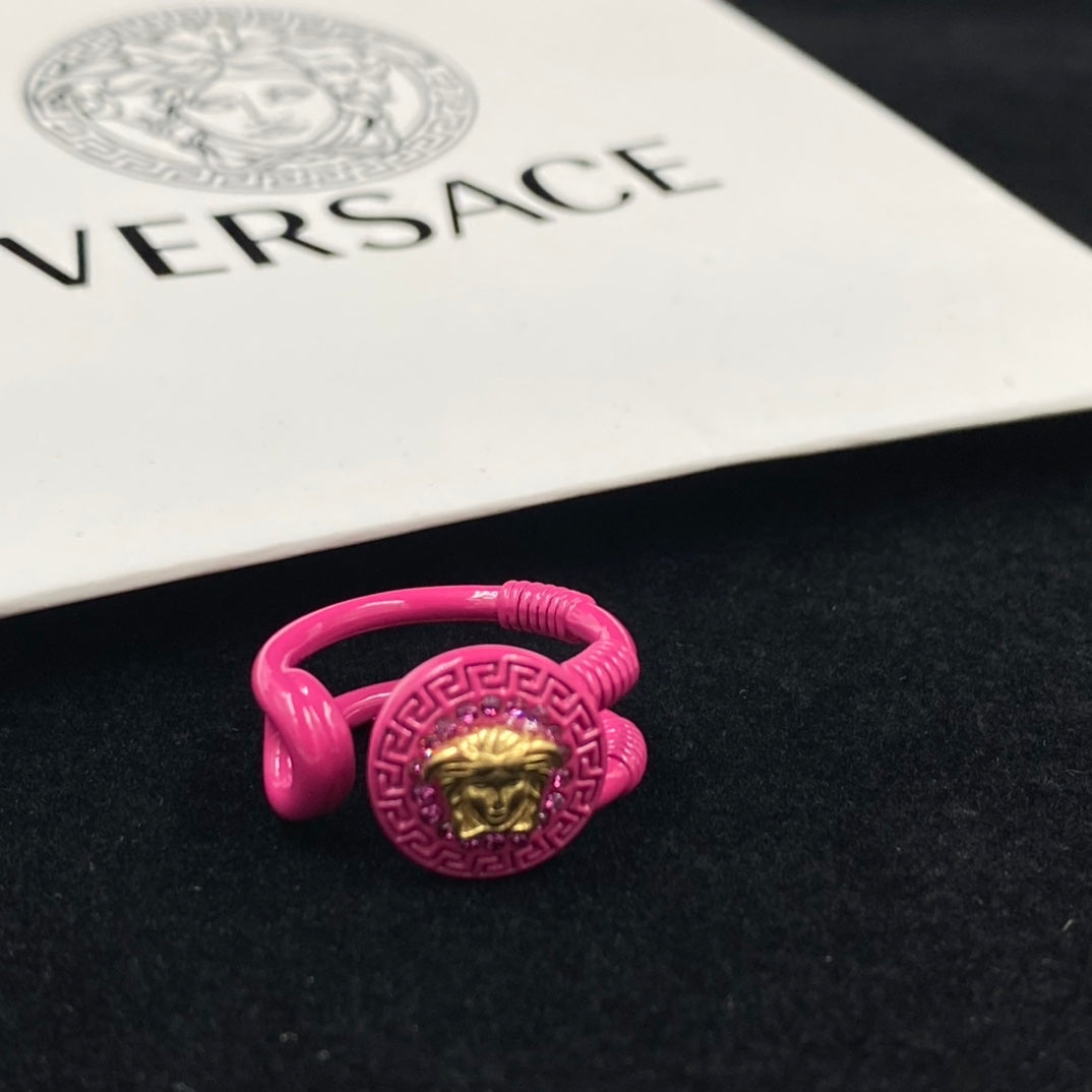 Personalized Pink Avatar Open Ring mysite