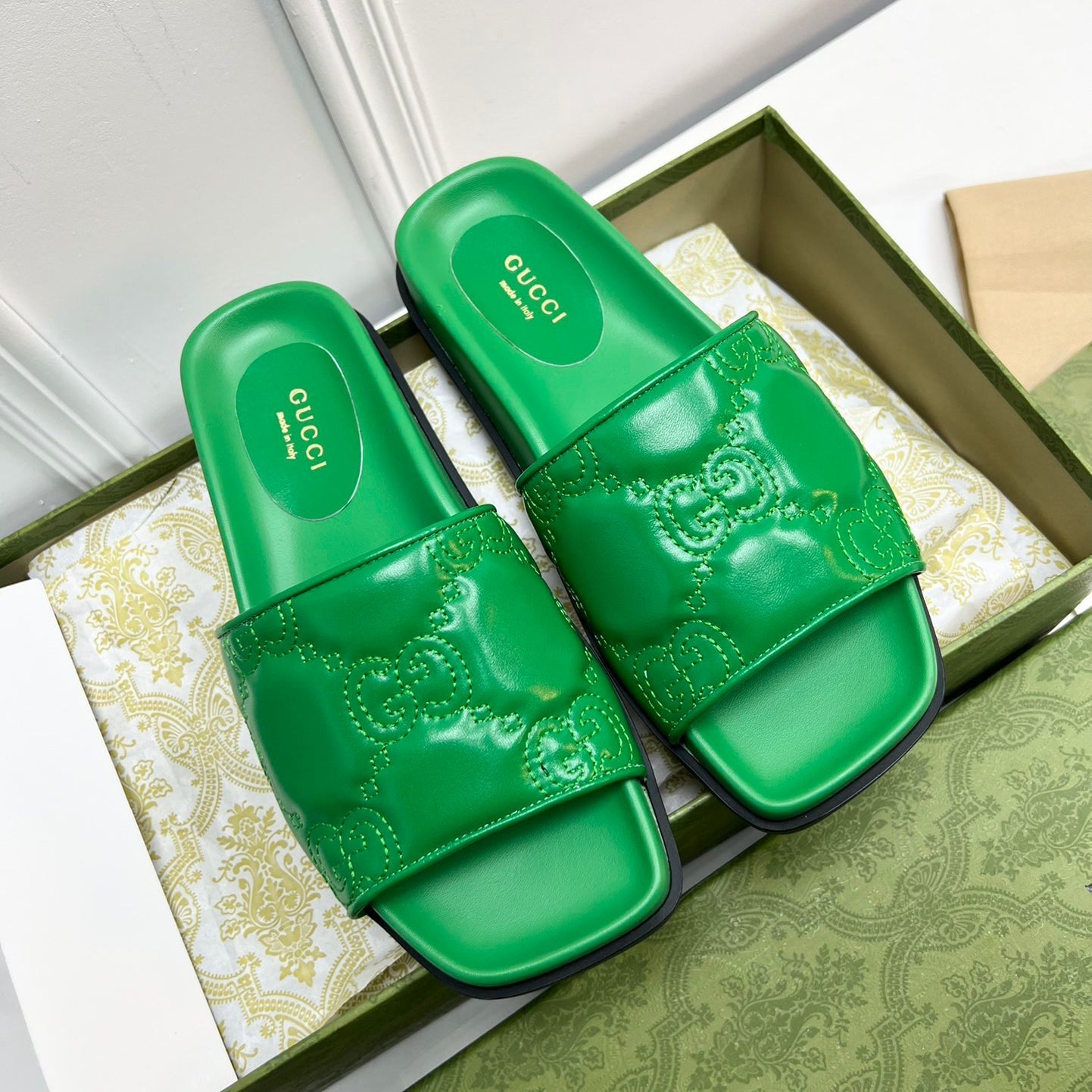 Trendy Embossed Flat Slippers mysite