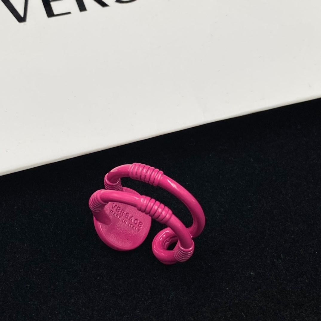 Personalized Pink Avatar Open Ring mysite