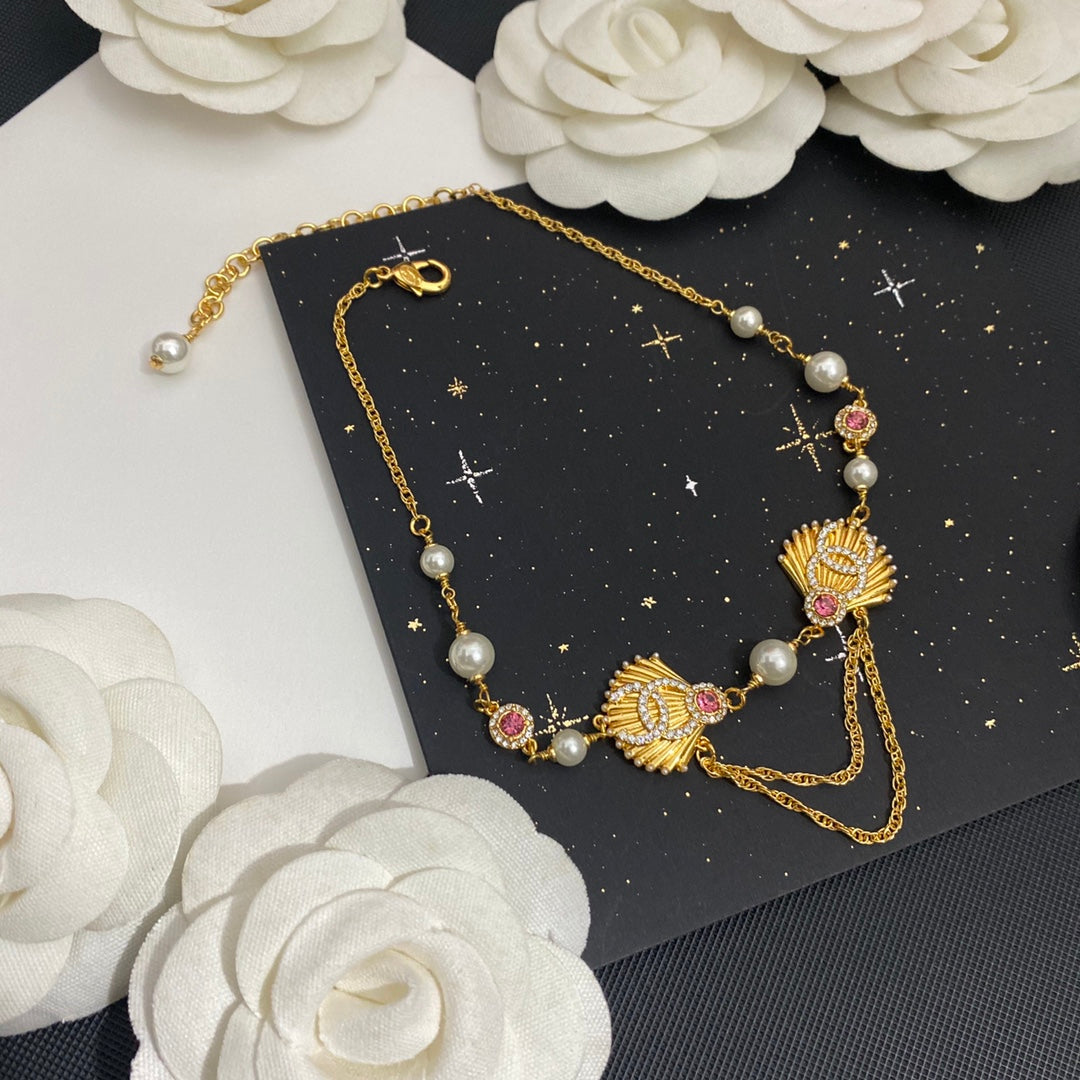 Premium Zircon Tassel Necklace-s mysite