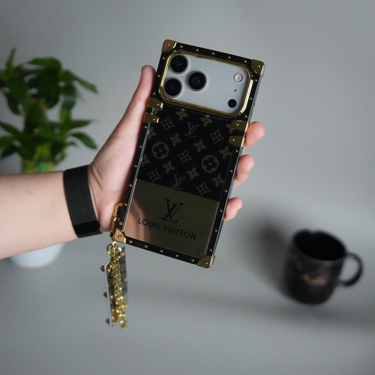 Luxury Brand Shiny Trunk Case For iPhone 17-12s mysite