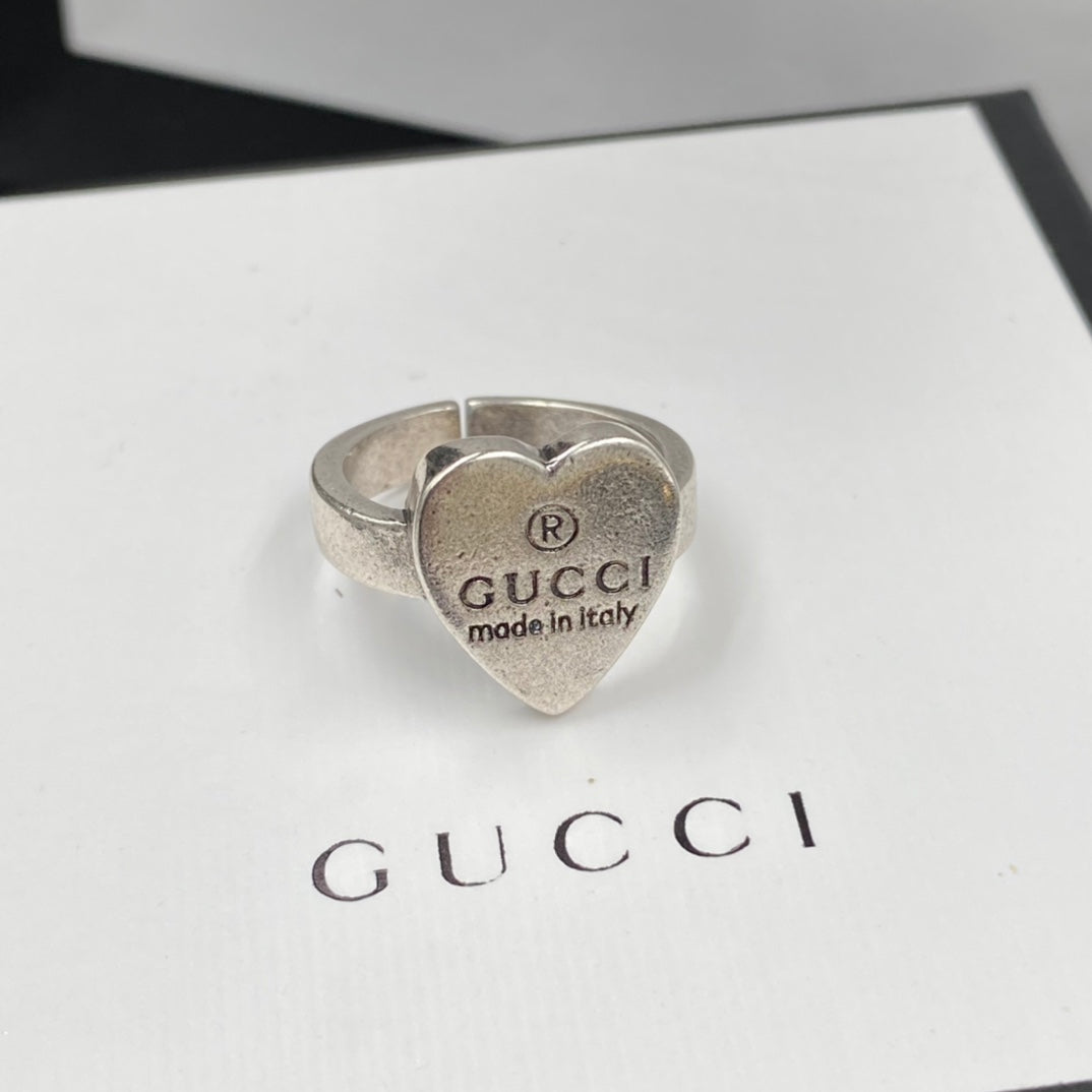 Vintage Heart Open Ring mysite