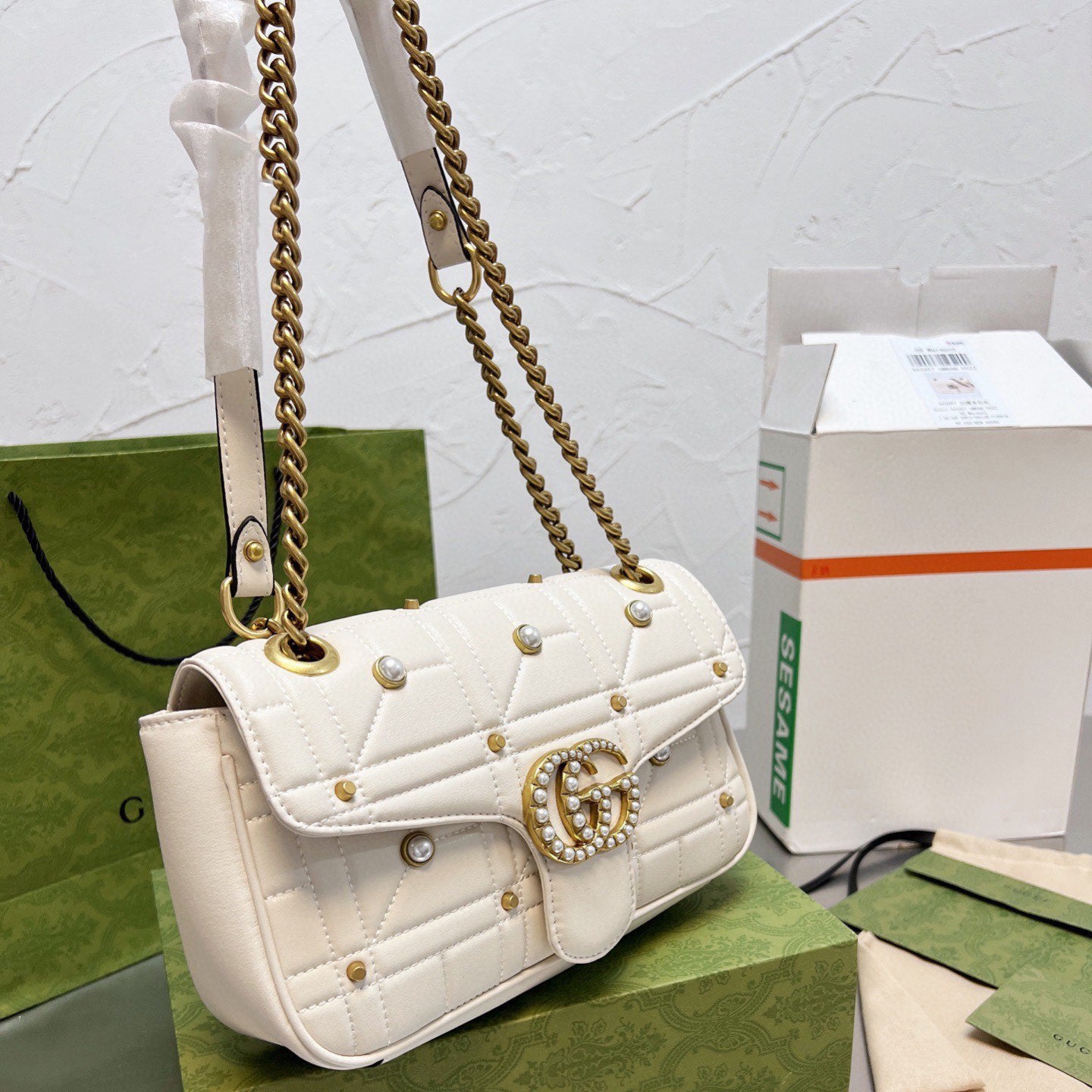 Classic Marmont Pearl Handle Bag mysite