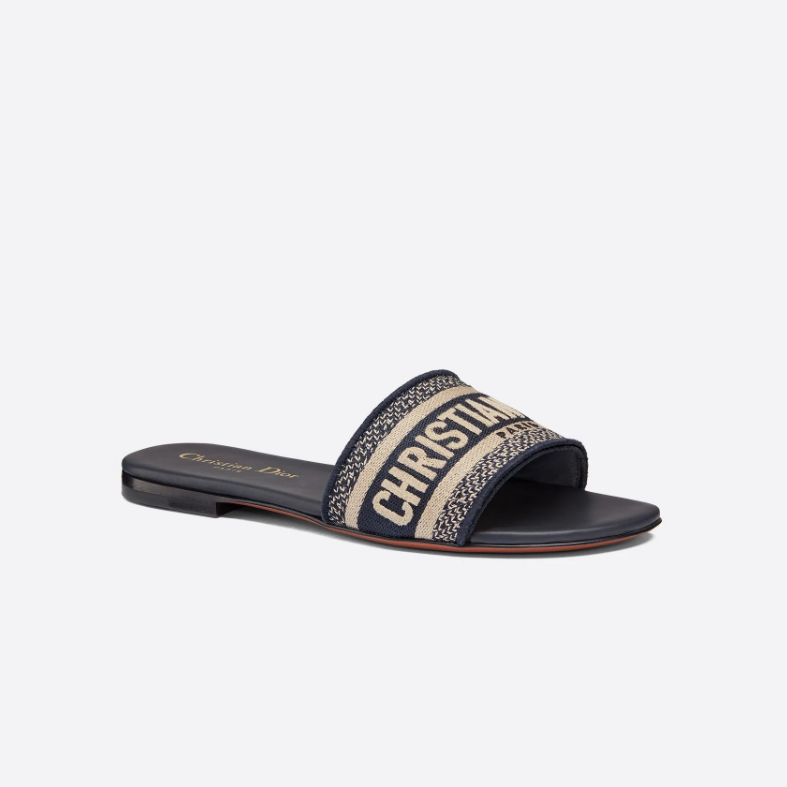 Classic Women's Solid Color Embroidery Slippers mysite