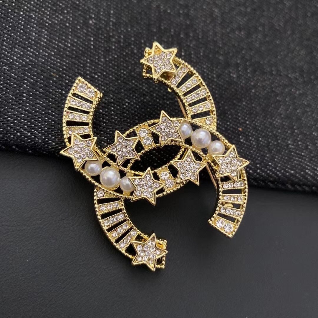Star Pearl Diamond Brooch mysite