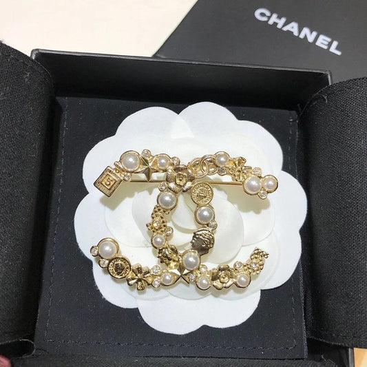 Classic Pearl Camellia Brooch mysite