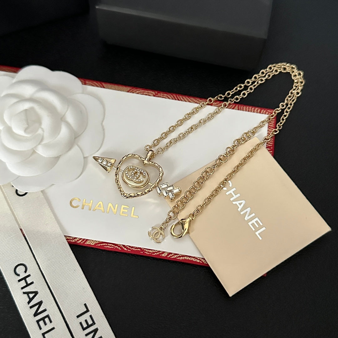 Heart and Arrow Diamond Necklace mysite