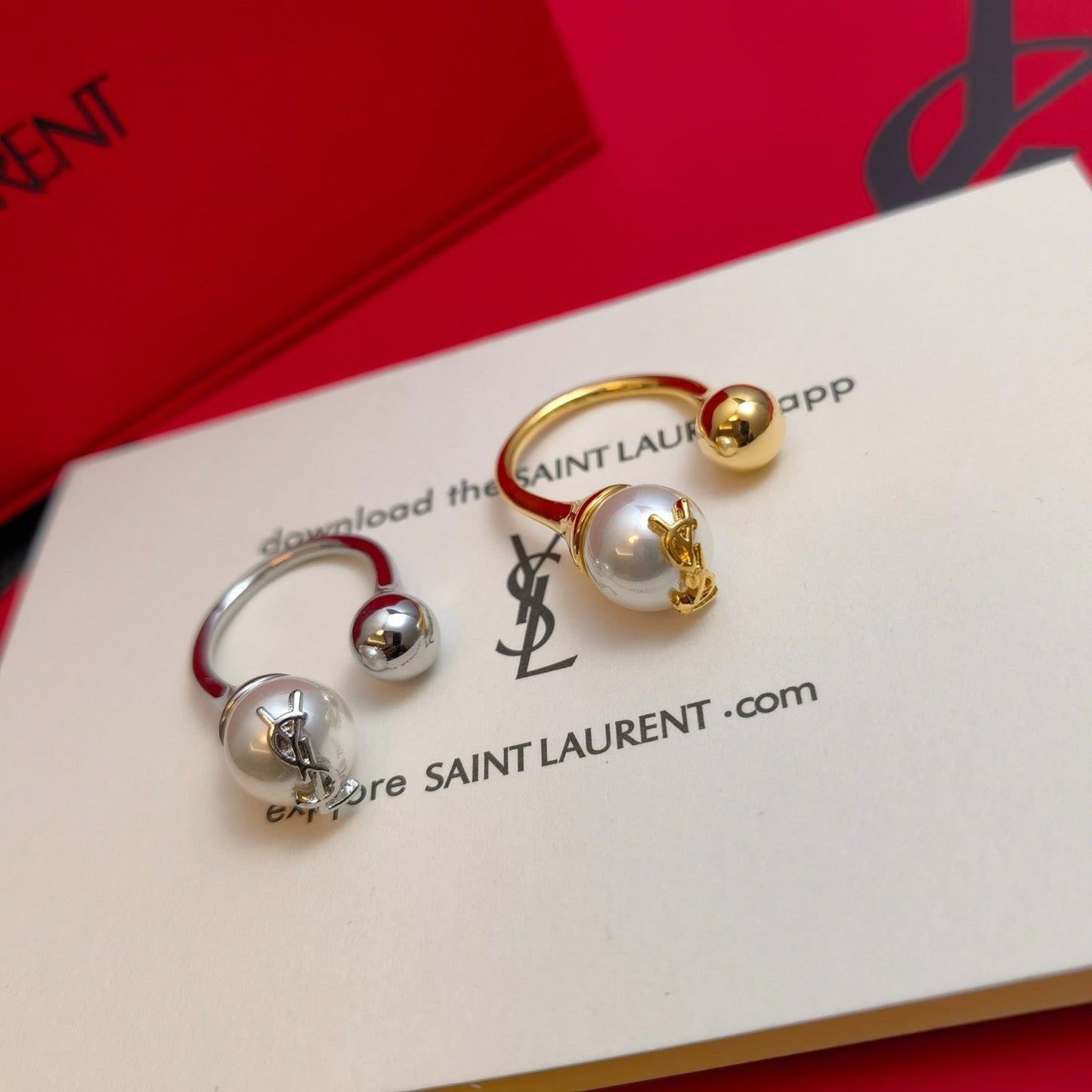 Pearl Fashion Open Rings！ mysite