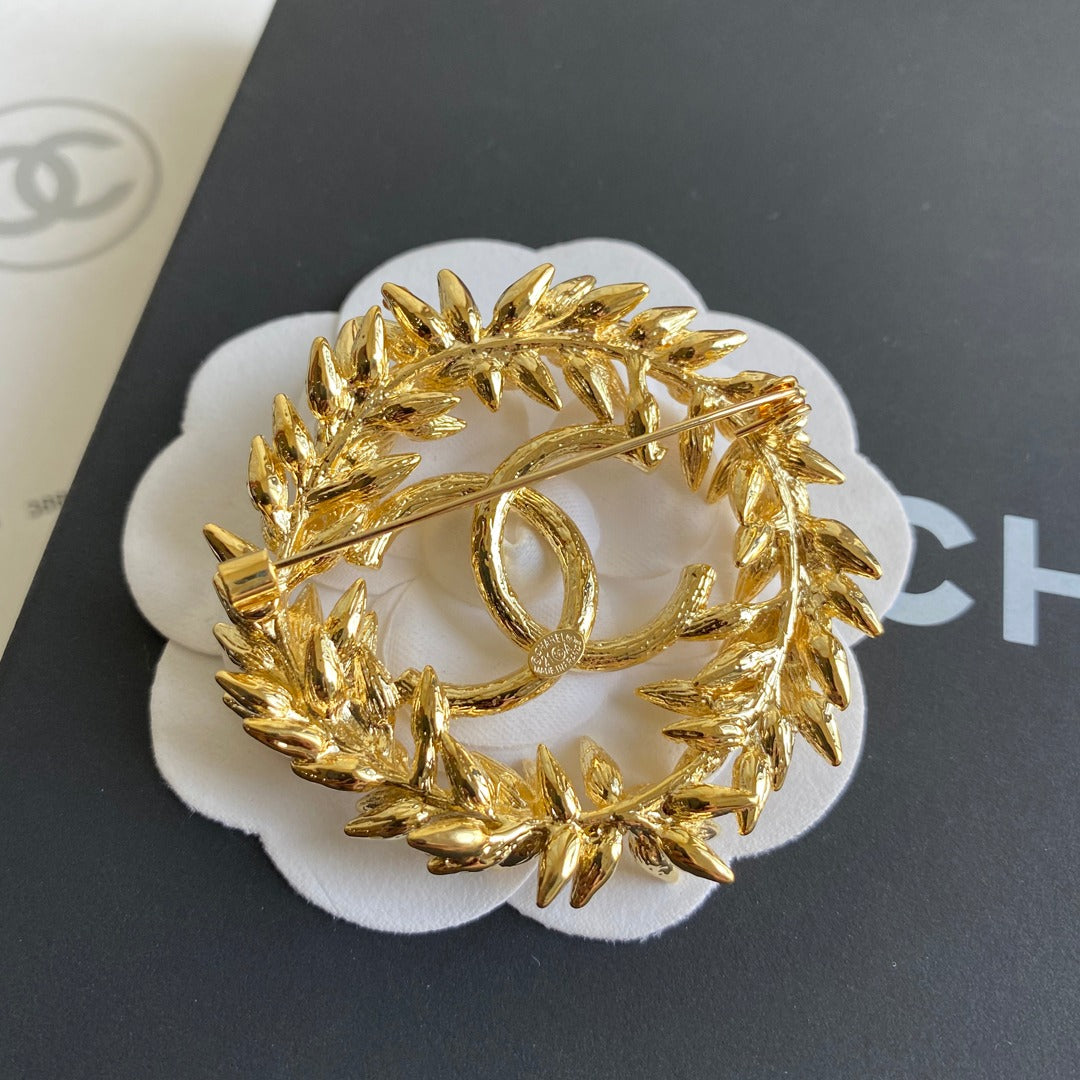 Golden Rice Ear Brooch mysite