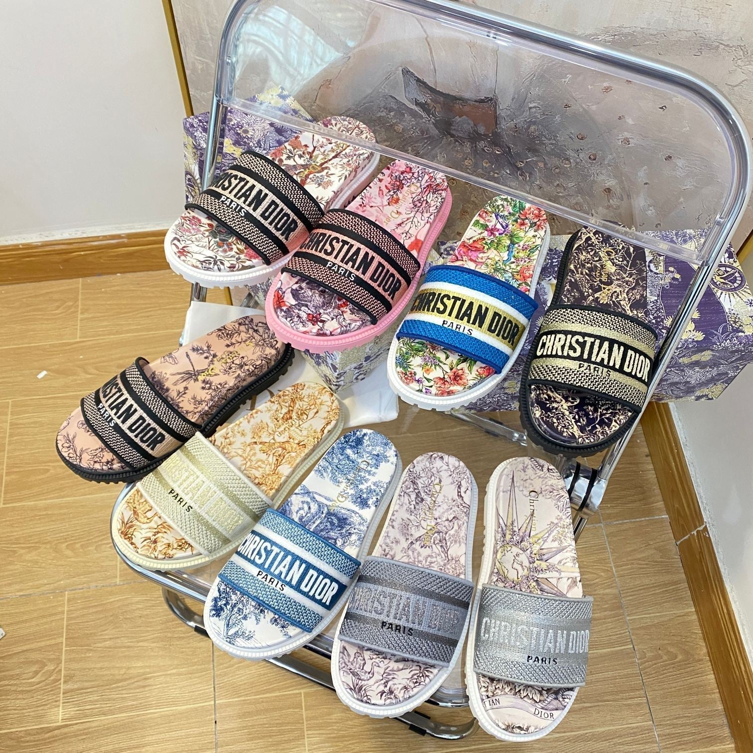 Jacquard Pattern Slippers mysite