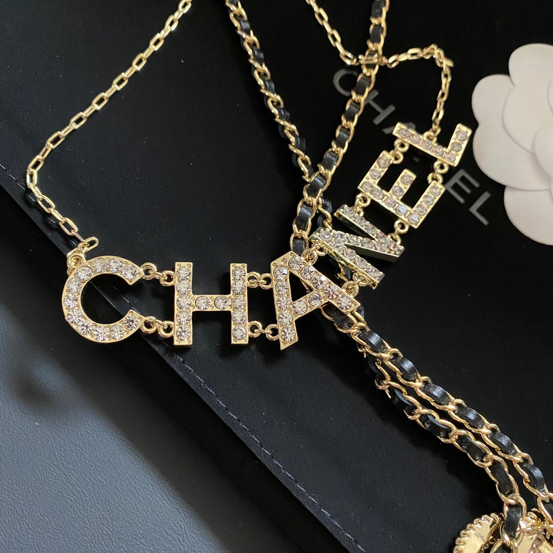 Fashion Diamond Double Necklace mysite