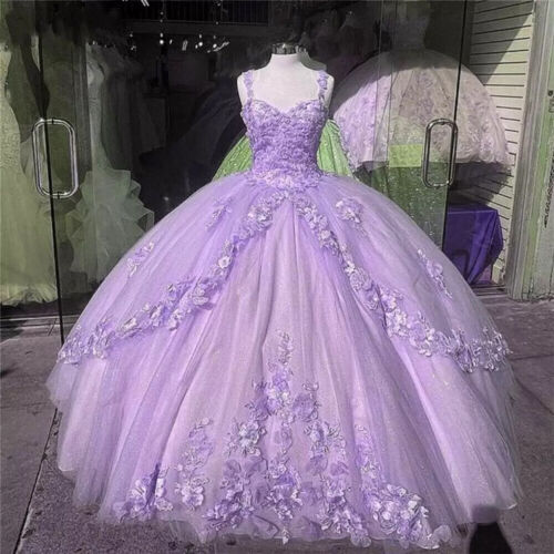 Ball Gown Sweet 16 Dress Princess Quinceanera Dresses Lace Appliques Sweet 15 Party Prom Ball Gownss mysite