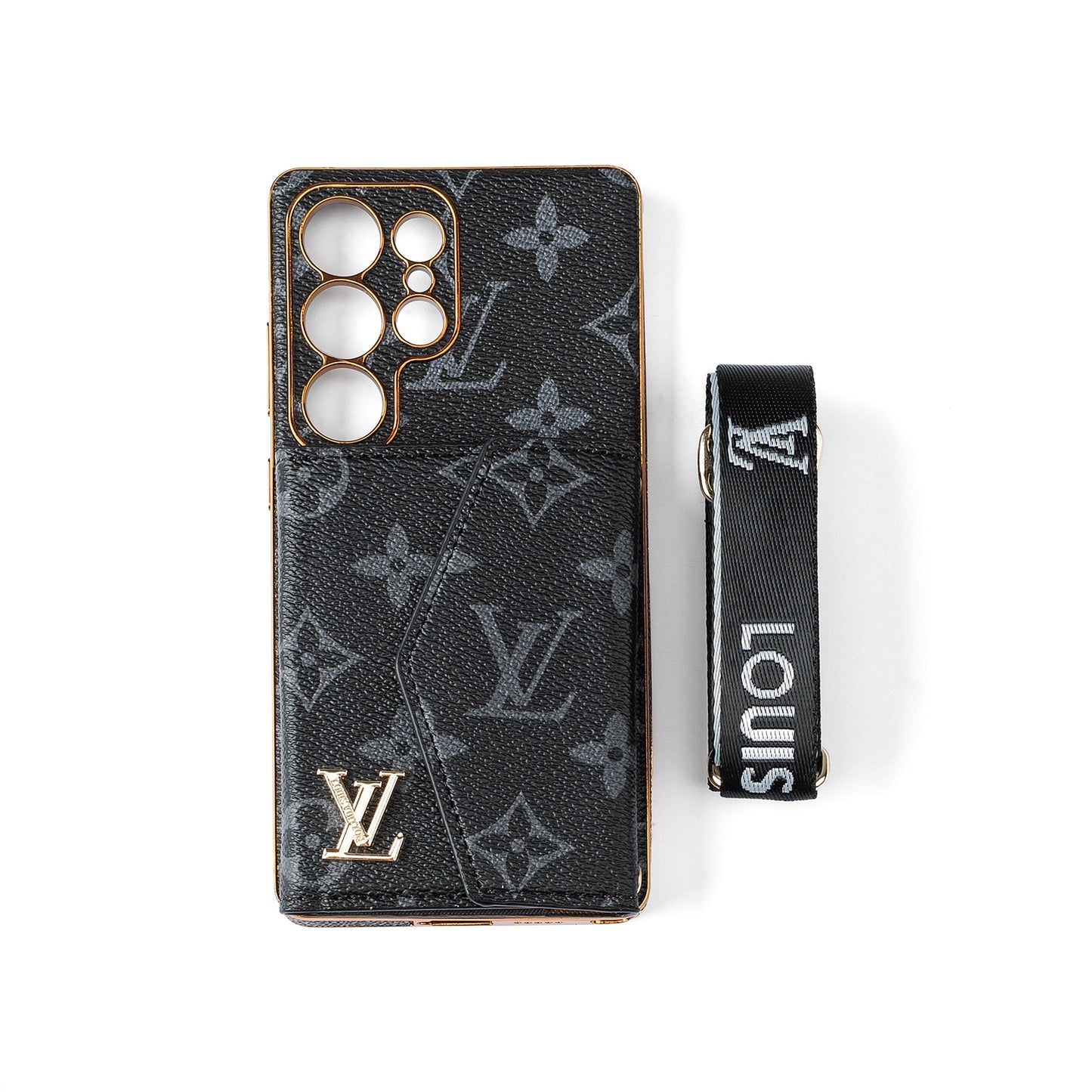 Advanced Leather Samsung Phone Case with Wallet and Strap.s mysite